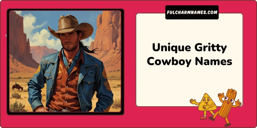 Unique Gritty Cowboy Names