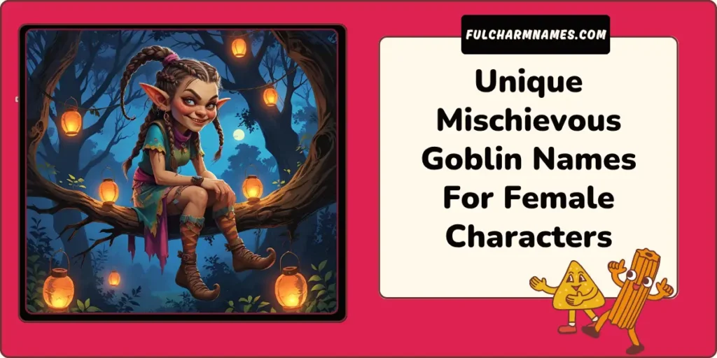 Unique Mischievous Goblin Names For Female Characters