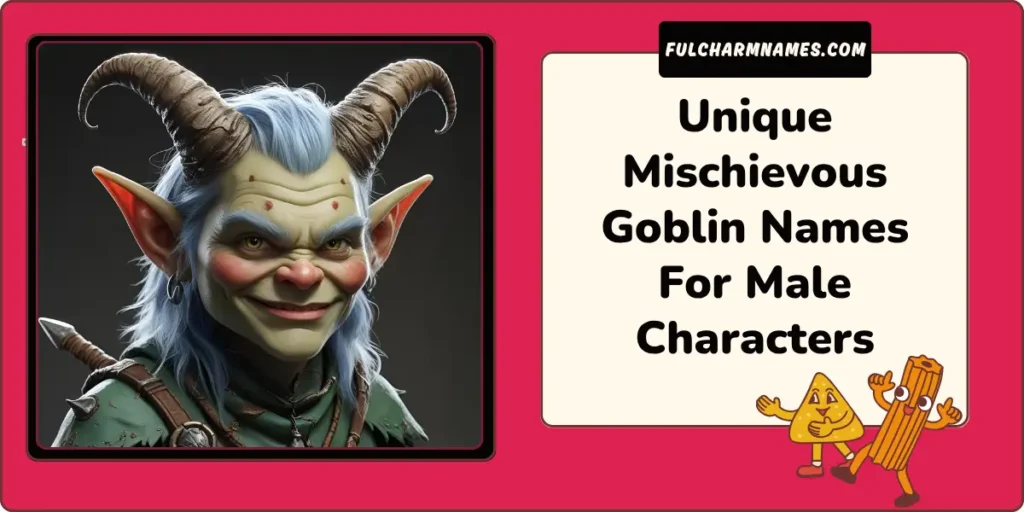 Unique Mischievous Goblin Names For Male Characters