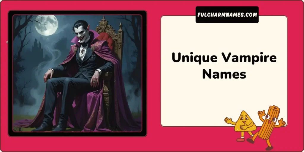 300+ Cute And Creative Vampire Names For Every Story Guide 7 Unique Vampire Names