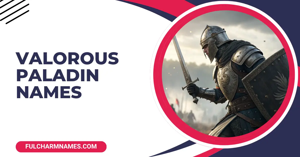 Valorous Paladin Names