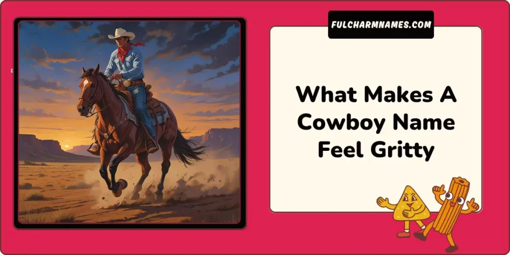 What Makes A Cowboy Name Feel Gritty