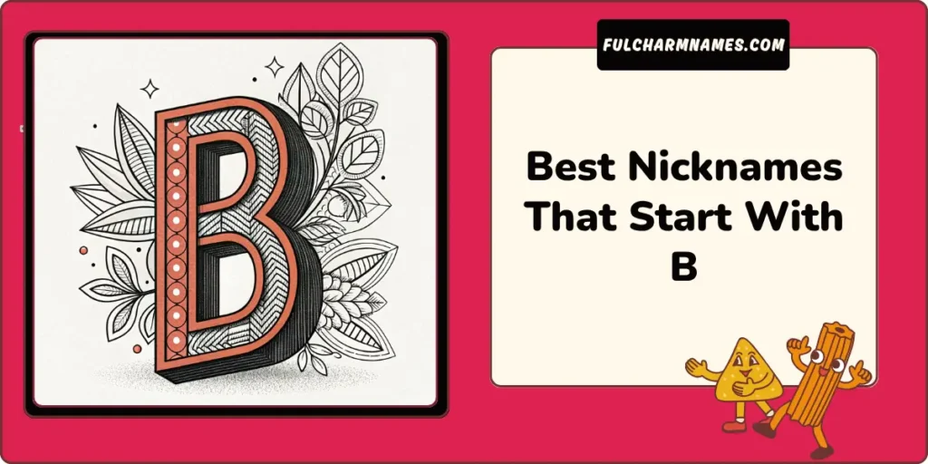 Top Nicknames Starting With B That Just Hit Different Names 2 Best Nicknames That Start With B