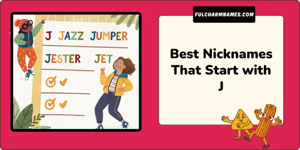 Best Nicknames That Start with J 