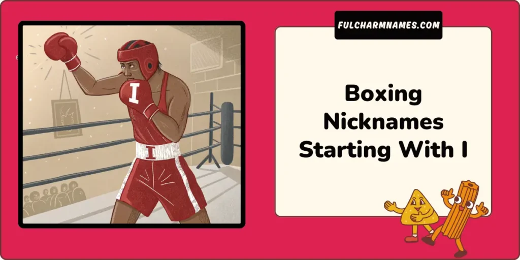 Boxing Nicknames Starting With I