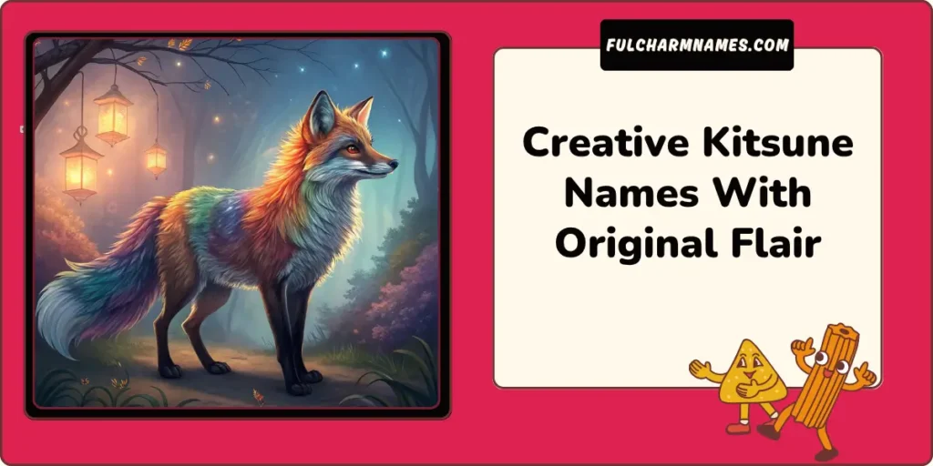 550+ Kitsune Names Soft Fierce Rare Dreamy Cool Ideas Today 5 Creative Kitsune Names With Original Flair