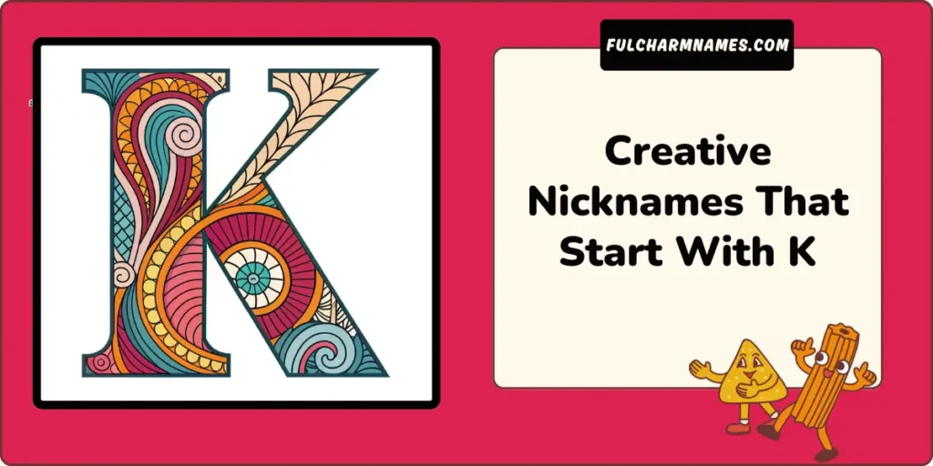 "Best Nicknames Starting With K – Cool, Fun & Unique Ideas" 20 Creative Nicknames That Start With K