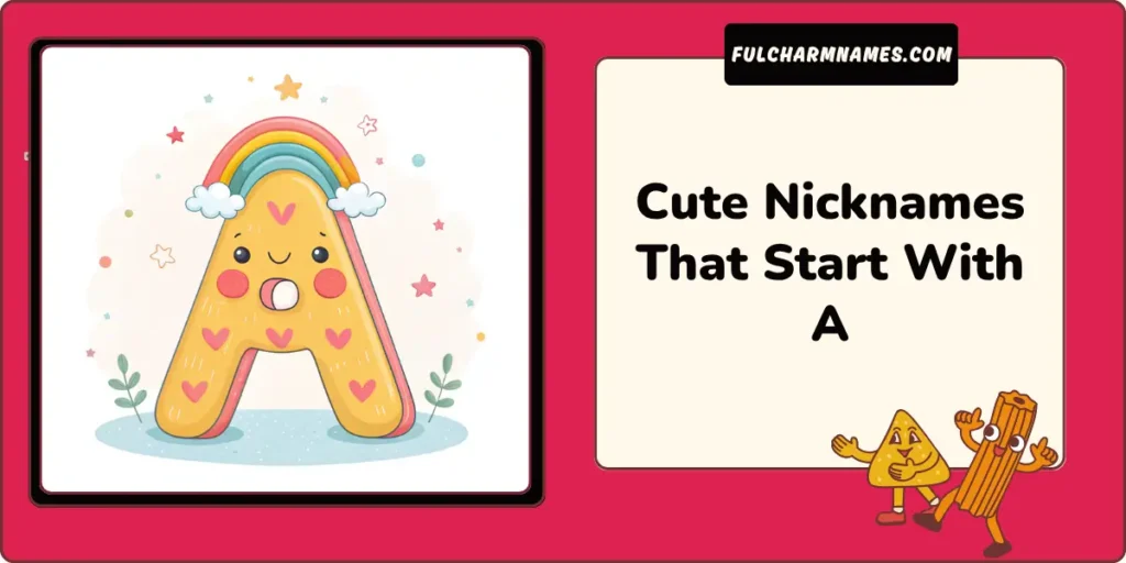 Nicknames That Start With A That Are Totally Mind-Blowing 4 Cute Nicknames That Start With A