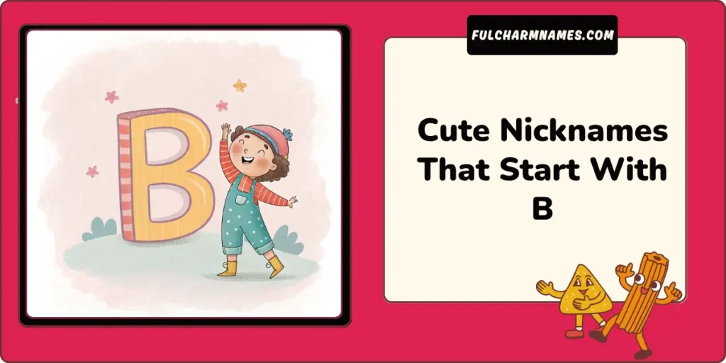 Top Nicknames Starting With B That Just Hit Different Names 7 Cute Nicknames That Start With B