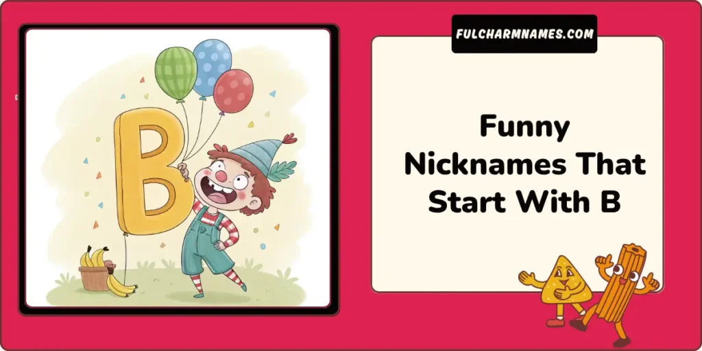 Top Nicknames Starting With B That Just Hit Different Names 8 Funny Nicknames That Start With B