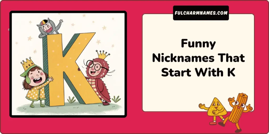 "Best Nicknames Starting With K – Cool, Fun & Unique Ideas" 14 Funny Nicknames That Start With K