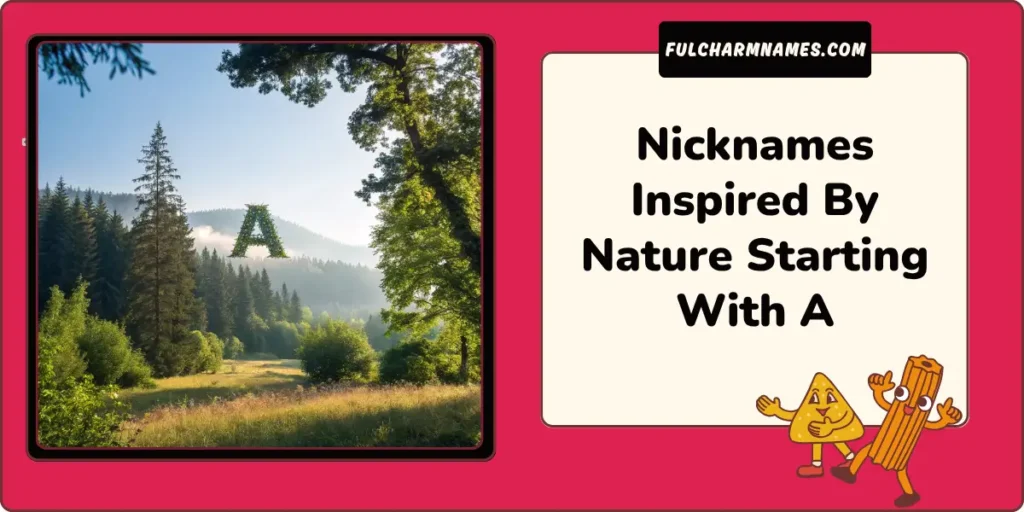 Nicknames That Start With A That Are Totally Mind-Blowing 3 Nicknames Inspired By Nature Starting With A