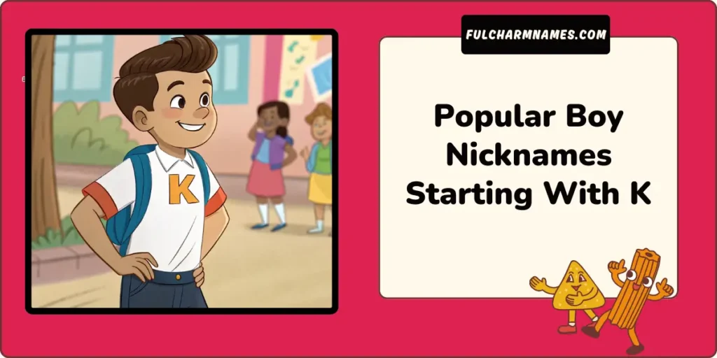 "Best Nicknames Starting With K – Cool, Fun & Unique Ideas" 17 Popular Boy Nicknames Starting With K