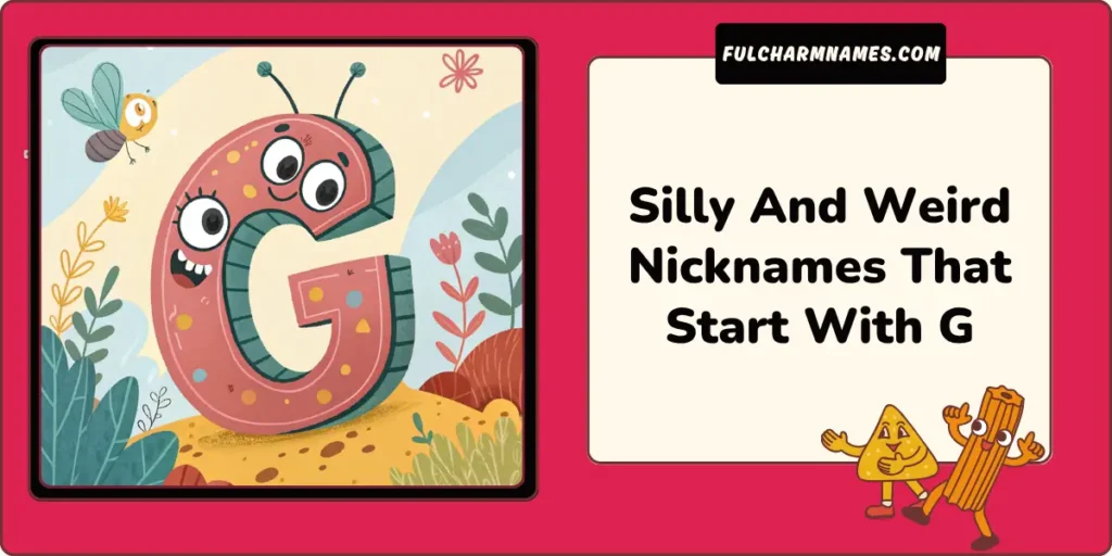 Cool Nicknames That Start With G You’ll Want To Steal Now 4 Silly And Weird Nicknames That Start With G