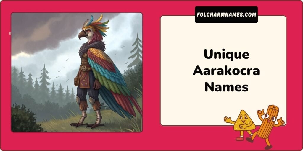 Epic Aarakocra Names That Soar with Power, Mystery & Magic 6 Unique Aarakocra Names
