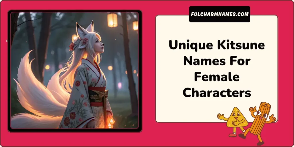 550+ Kitsune Names Soft Fierce Rare Dreamy Cool Ideas Today 9 Unique Kitsune Names For Female Characters