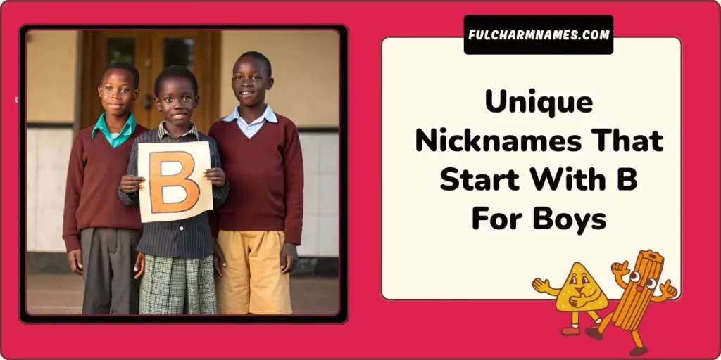 Top Nicknames Starting With B That Just Hit Different Names 5 Unique Nicknames That Start With B For Boys