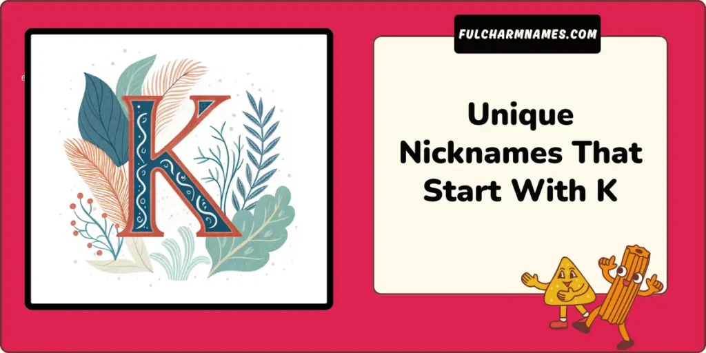 "Best Nicknames Starting With K – Cool, Fun & Unique Ideas" 19 Unique Nicknames That Start With K