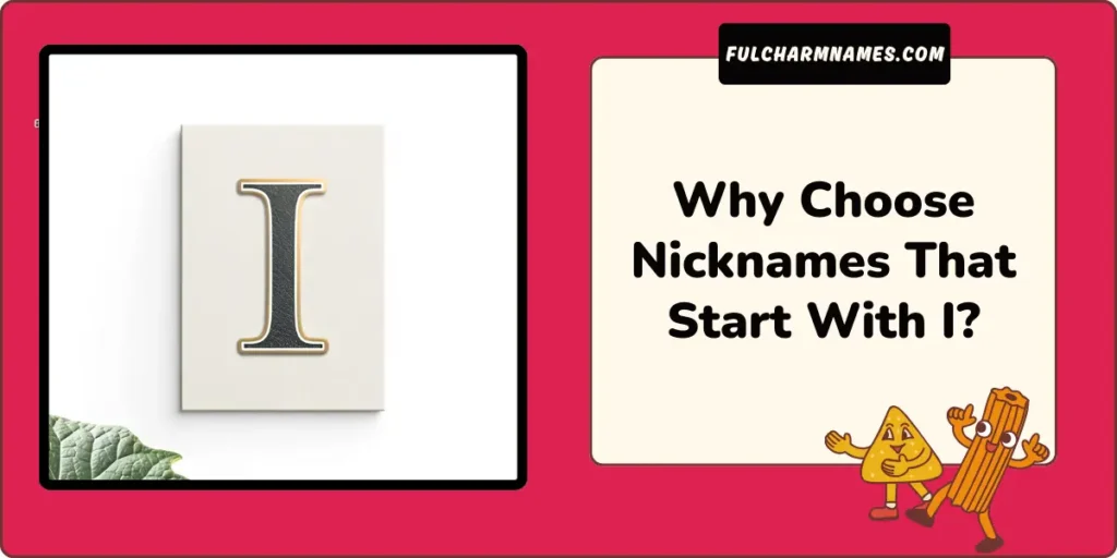 Why Choose Nicknames That Start With I