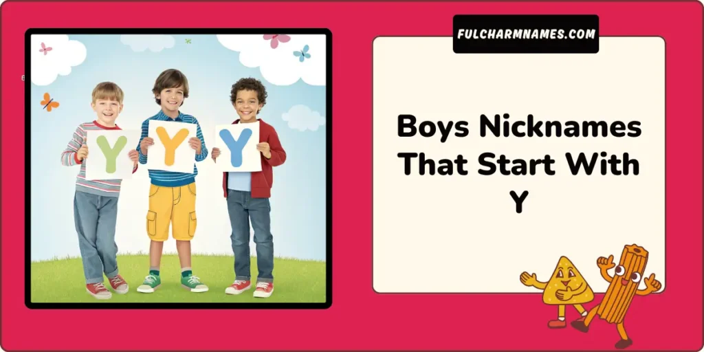 300+ Rare & Charming Nicknames With Y That Stand Out 6 Boys Nicknames That Start With Y