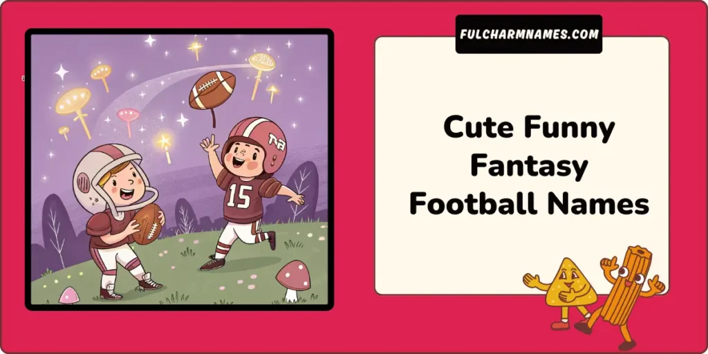 Cute Funny Fantasy Football Names
