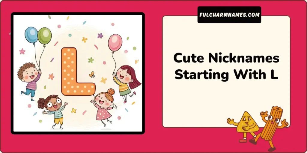 Cute Nicknames Starting With L