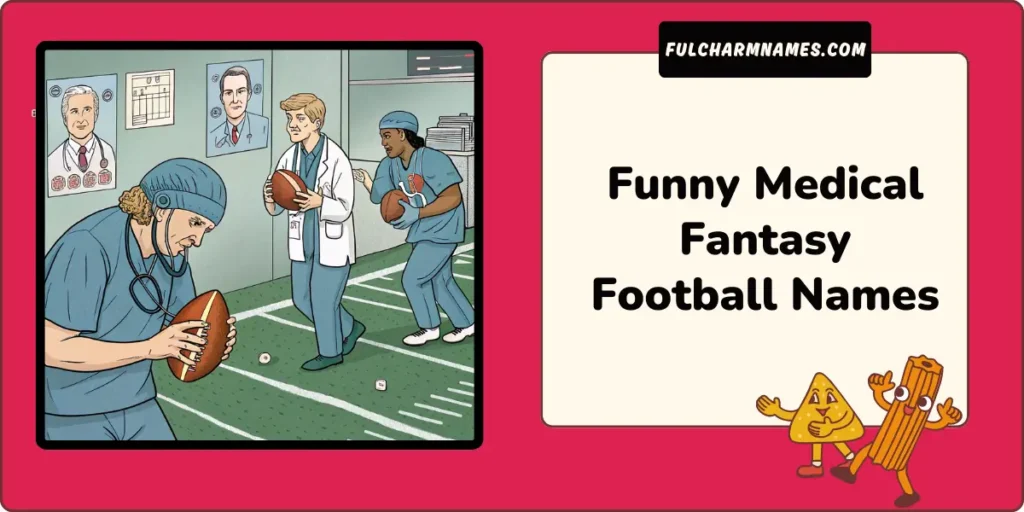 Funny Medical Fantasy Football Names