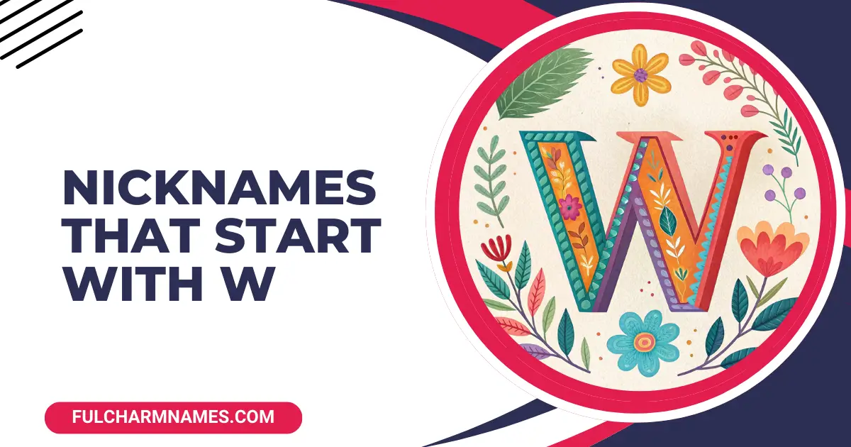 Nicknames That Start With W