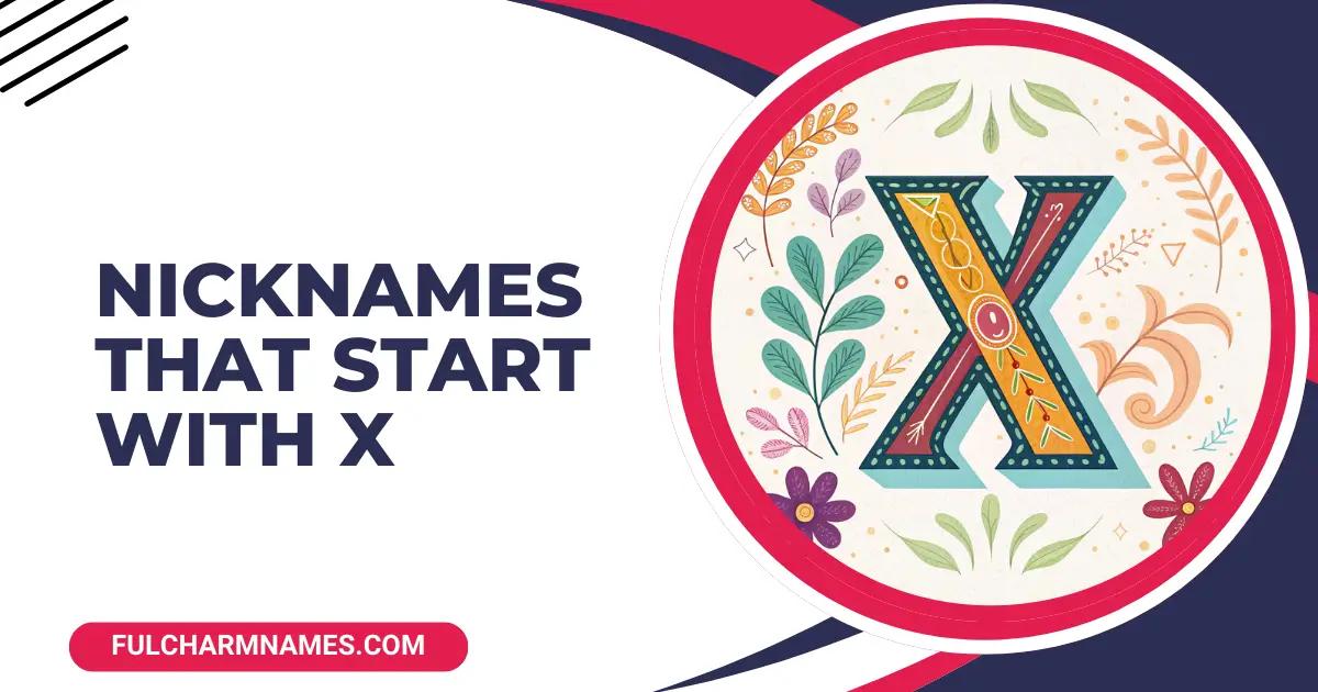 Nicknames That Start With x