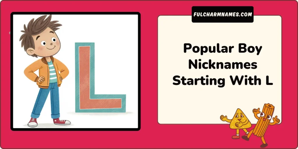 Popular Boy Nicknames Starting With L