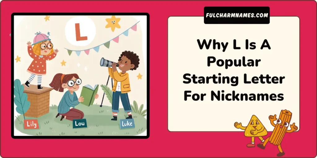 Why L Is A Popular Starting Letter For Nicknames