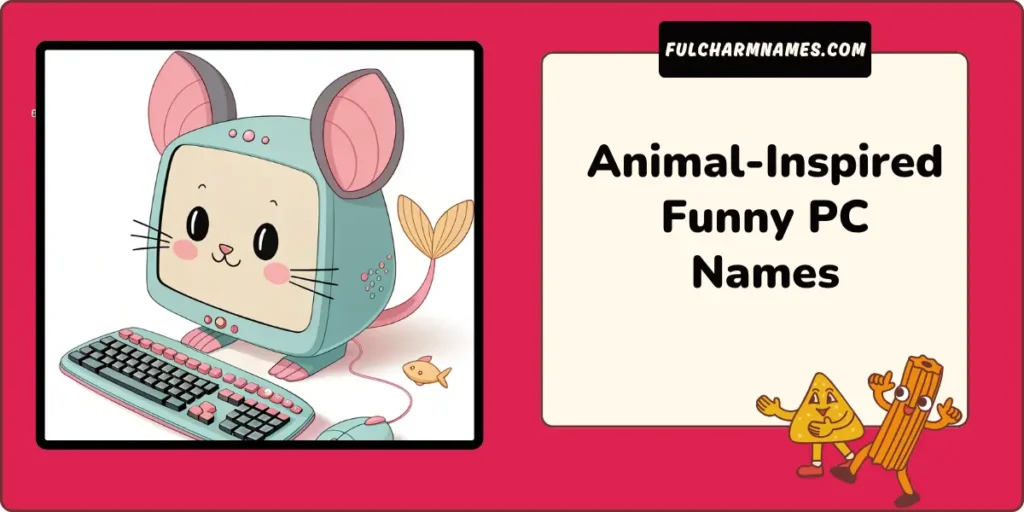 Animal-Inspired Funny PC Names