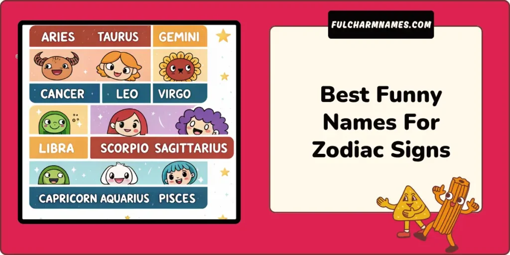 Best Funny Names For Zodiac Signs