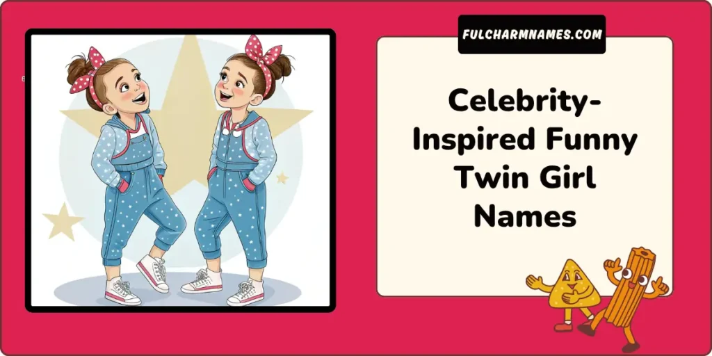 Celebrity-Inspired Funny Twin Girl Names