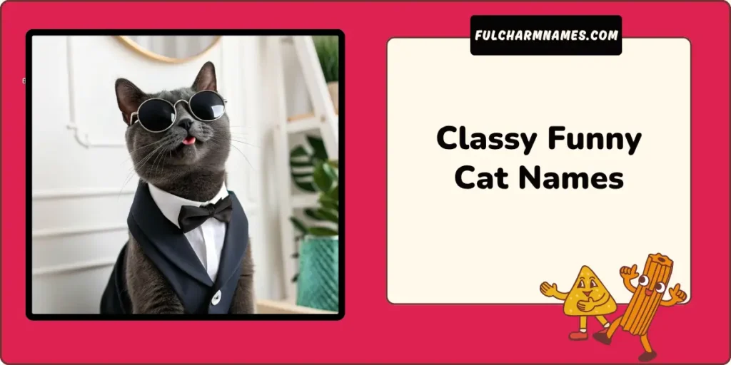 Classy Funny Cat Names