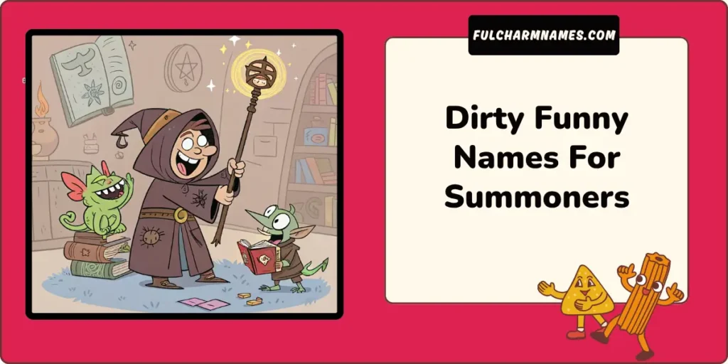 Dirty Funny Names For Summoners