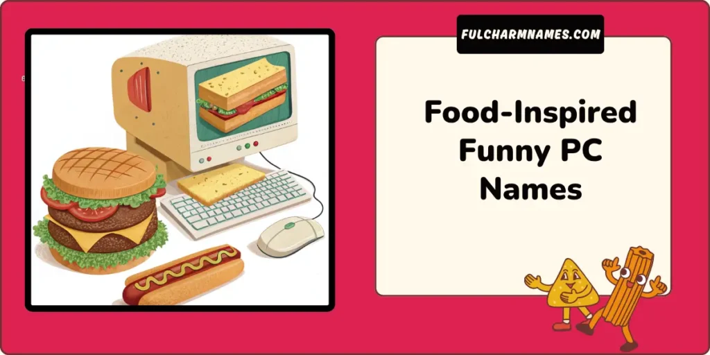 Food-Inspired Funny PC Names