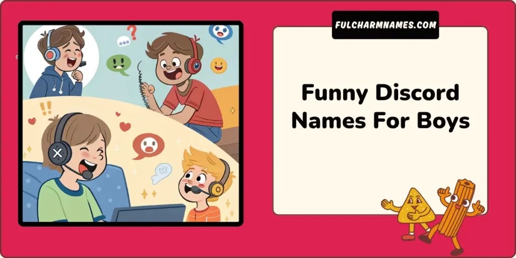 Funny Discord Names For Boys