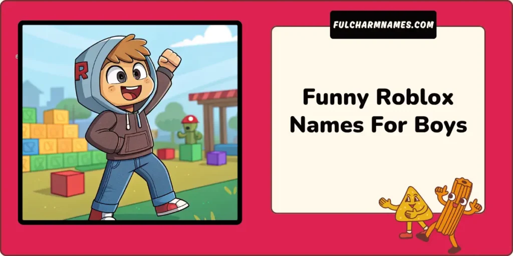 Funny Roblox Names For Boys