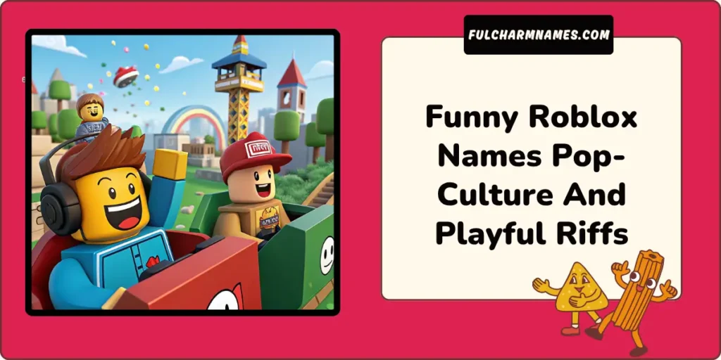 Funny Roblox Names Pop-Culture And Playful Riffs