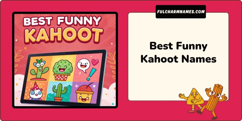 Best Funny Kahoot Names