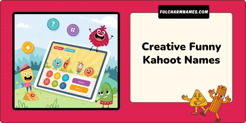 Creative Funny Kahoot Names