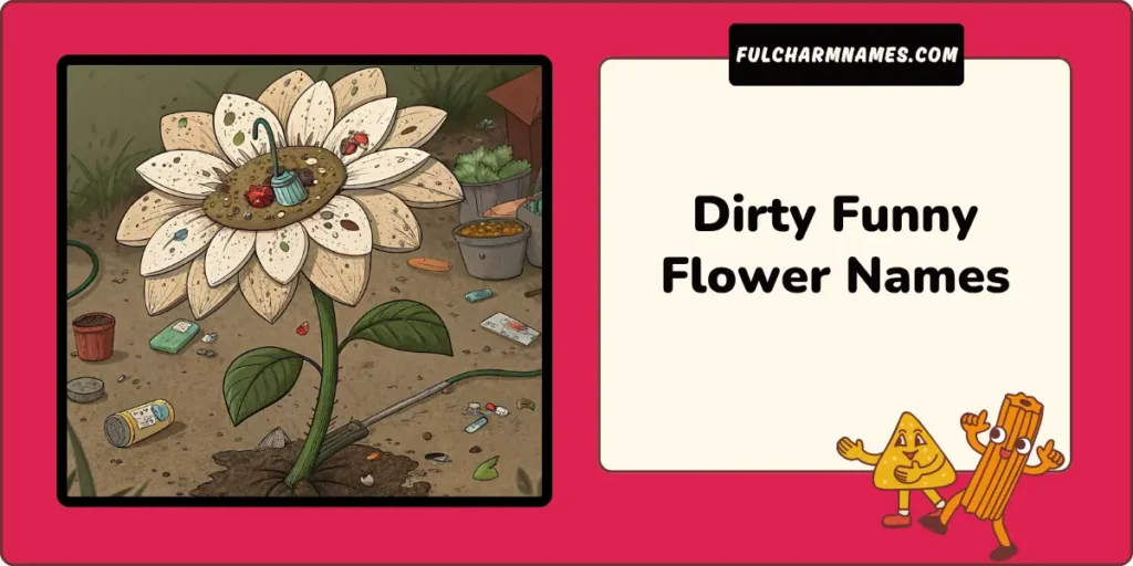 Dirty Funny Flower Names