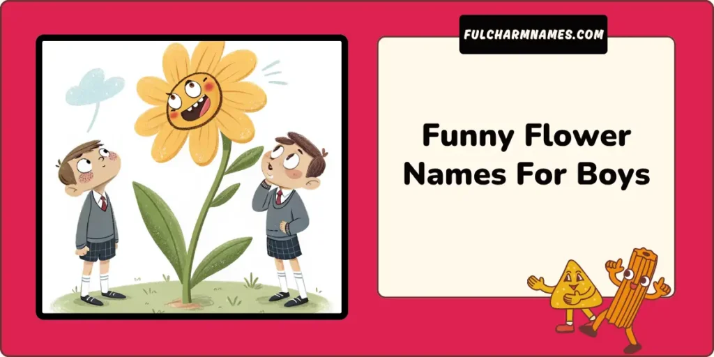 Funny Flower Names For Boys