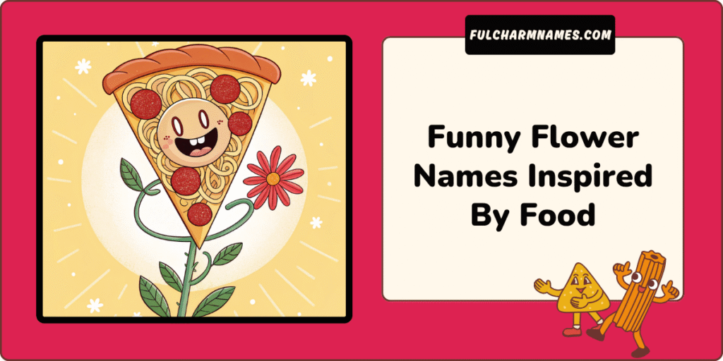 Funny Flower Names Inspired By Food